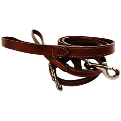 Mutts & Hounds Slim Leather Dog Lead